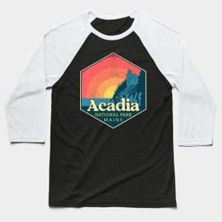 Acadia National Park - Maine Baseball T-Shirt